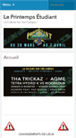 Mobile Screenshot of leprintempsetudiant.com